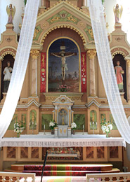  Krakių Šv. apaštalo ir evangelisto Mato bažnyčia. Vytauto Kandroto fotografija 