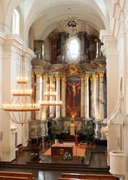  Kauno Šv. Pranciškaus Ksavero (jėzuitų) bažnyčia. Vytauto Kondroto fotografija 